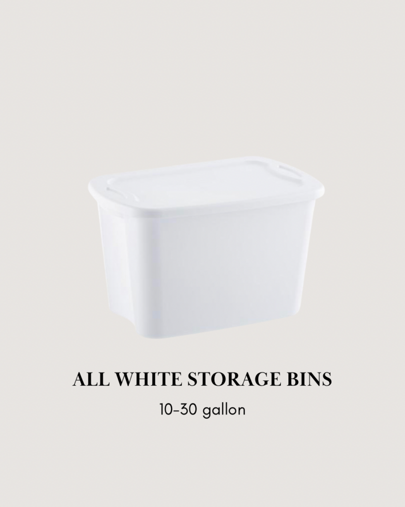 white bins
